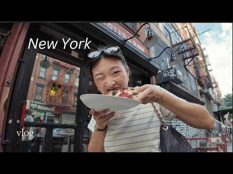 NYC vlog | reuniting with friends, being a tourist,  cos show & fashion week