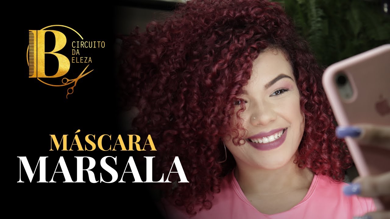 Máscara de pigmento marsala 😍