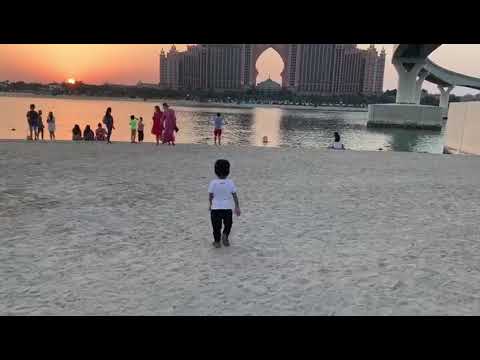 Beach re masti,Dubai Atlantis The Palm,Sunset View,The Pointe Beach
