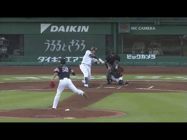 【1回裏】好機生かした!! バファローズ・T-岡田の先制タイムリーヒット!! 2017/5/18 Bs-H