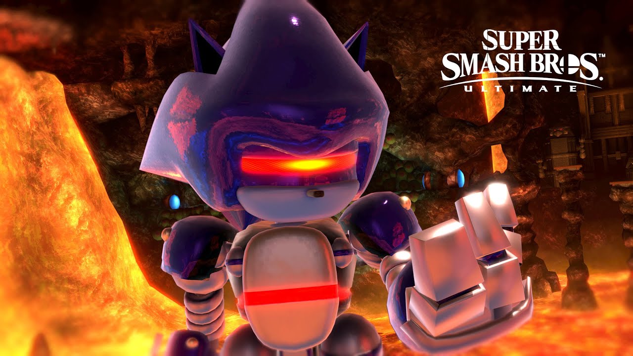 Super Smash Bros. Ultimate - Mecha Sonic V2 Mod Teaser