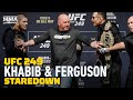 UFC 249: Khabib Nurmagomedov vs. Tony Ferguson Staredown Gets Heated - MMA Fighting