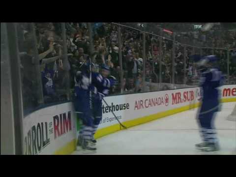 BOS 3 @ TOR 3 - Luca Caputi Scores His 1st Goal as a Maple Leaf - 100309