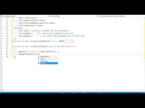 Copy Constructor Destructor Arraylist