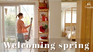 Welcoming spring 🌷SPRING CLEANING AND HOME ORGANIZING