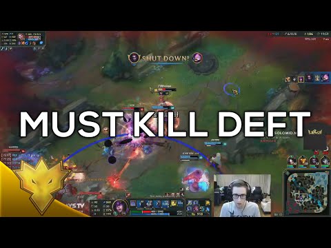 TSM Bjergsen & Rush - Must Kill Deft - Korean Duo Queue Funny Moments & Highlights
