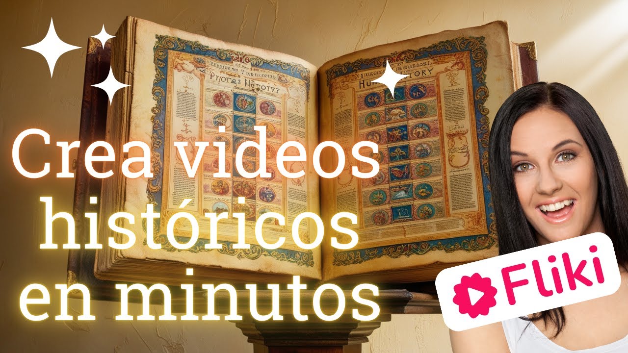 DESCUBRE cómo CREAR 📜 VIDEOS Históricos con Fliki en MINUTOS ⏳ - Tutorial Videos Normales y Shorts 🎥