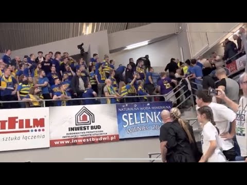 Zamieszki w Hali Mistrzów. Anwil Włocławek  - Arged BM Slam Stal Ostrów Wielkopolski 8 stycznia 2022