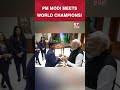 PM Modi Meets Indian Women S Cricket Team At Lok Kalyan Marg After World Cup Win Top News