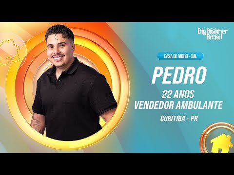 BBB 26: Conheça Pedro, participante da Casa de Vidro do Sul | BBB 26 | TV Globo