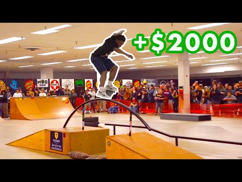 SKATE CONTEST IN AN ABANDONED MALL