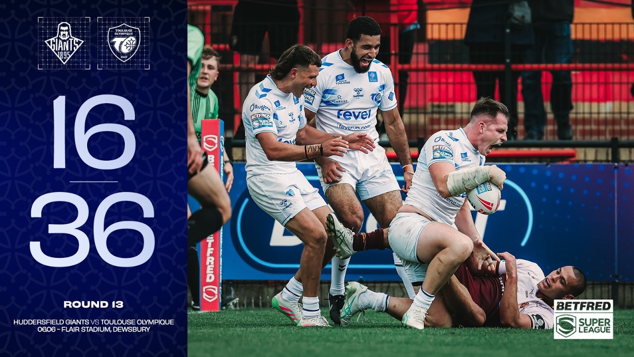 Résumé Huddersfield Giants V to - J13 Super League 2026