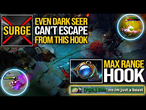 Beautiful Max Range Hook Anti SURGE | This Pudge Pos4 Show You Most Satisfied Hooks | Pudge Official