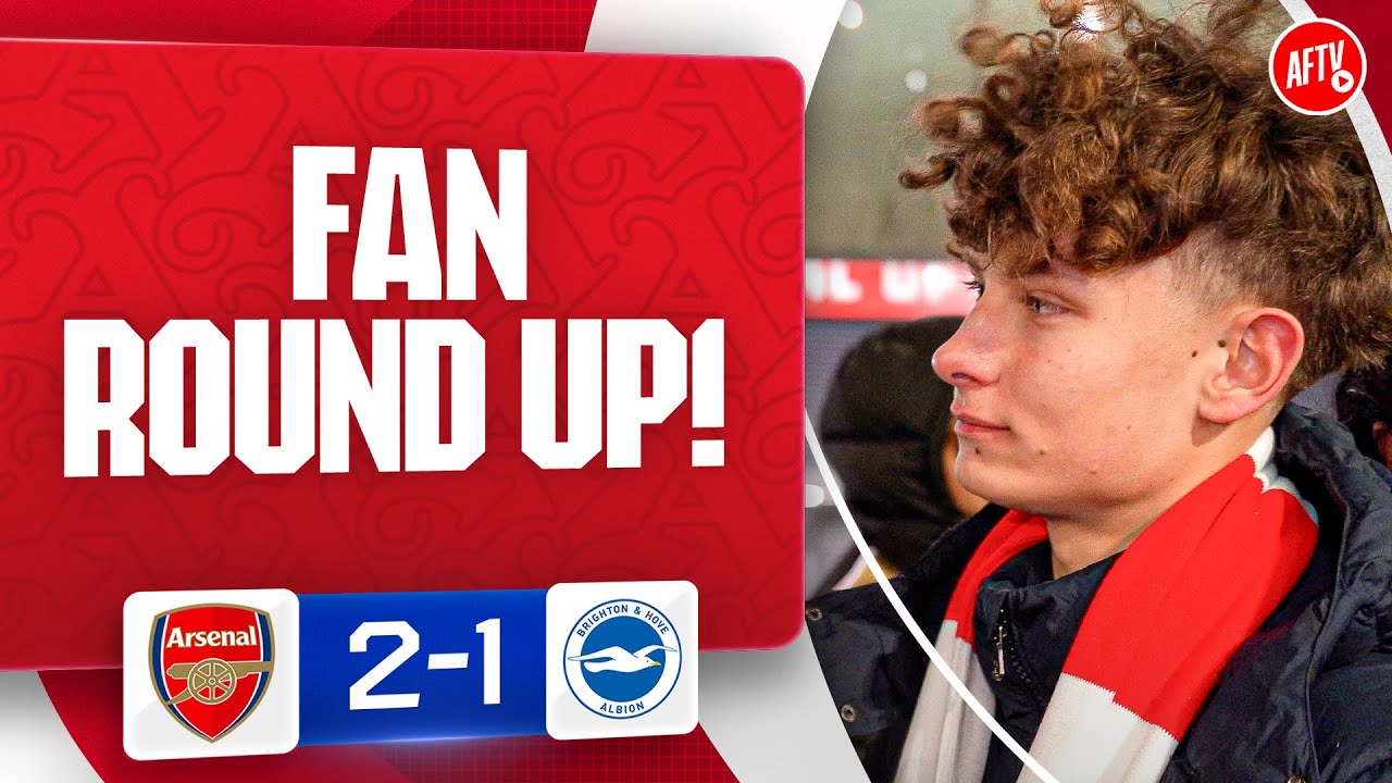 Can Arsenal Be Champions In 2026? (Fan Round Up) | Arsenal 2-1 Brighton