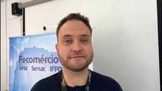 Professor Tiago Boruch do Senac convida para curso de oratória que inicia no dia 19 de agosto