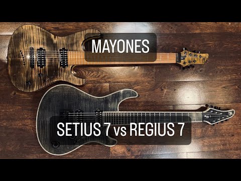 GUITARTECH #7. Mayones: Setius 7 vs Regius 7?