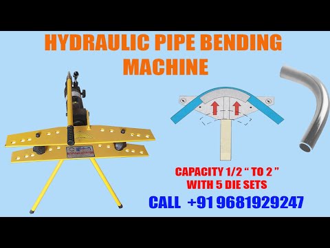 Hydraulic Manual Pipe Bending Machine