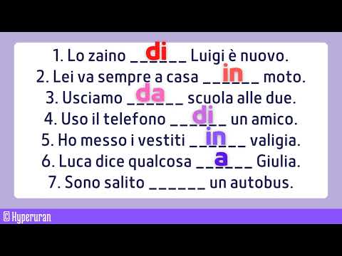 Improve Italian Pronunciation with Exercises