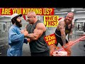 BODYBUILDERS VS CLEANER Anatoly GYM PRANK 56