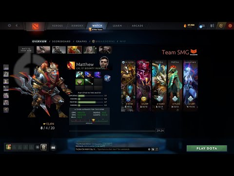 dota2fullmatch - Matthew - Bounty Hunter - EG vs SMG