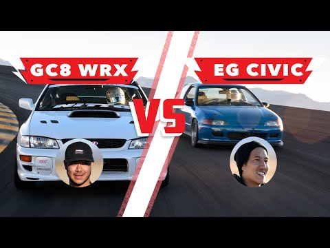 Honda Civic EG Hatch VS Subaru GC8 Impreza WRX l Driver Battles