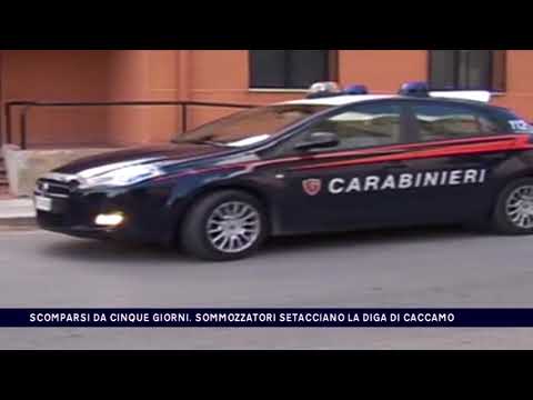 SCOMPARSI DA CINQUE GIORNI, SOMMOZZATORI SETACCIANO LA DIGA DI CACCAMO del 13-02-2018
