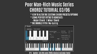 Video thumbnail for CodeFN42-CHORDZ Tutorial 03 | Poor Man-Rich Music Series | FL studio by Sunil R.B