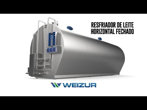 Resfriador de Leite Horizontal Fechado