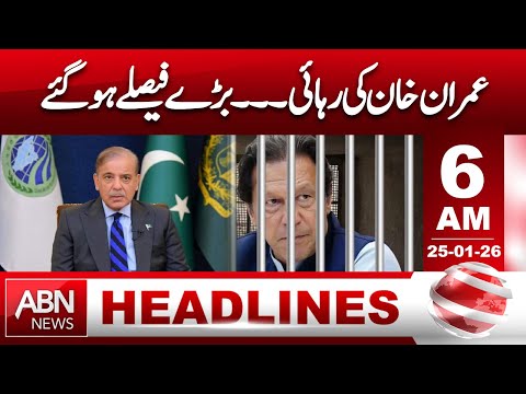 "Imran Khan’s release... major decisions made || 6 AM Headlines || ABNNews ||"