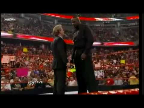 Chris Jericho interrups Shaquille O'Neal 7/27/09