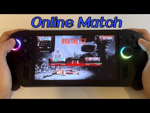 I try Mortal Kombat 1 Online Match for the first time | Rog Xbox Ally X Gameplay