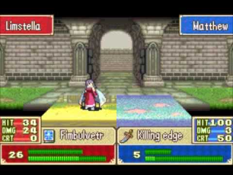 Fire emblem chapter 30 Matthew vs Limstella