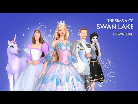 The Sims 4  Barbie of Swan Lake ! ( CC DOWNLOAD )