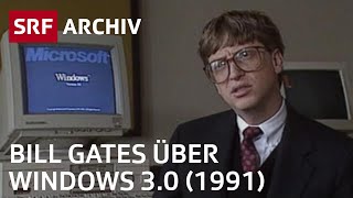 Windows 3.0 - Interview mit Bill Gates (1991) | SRF Archiv