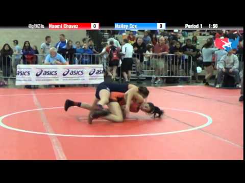 FILA Cadet 43 kg / 94.75 lbs. - Naomi Chavez vs. Hailey Cox