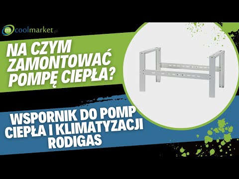 Wspornik do pomp ciepła, klimatyzatorów RODIGAS SP 740, stelaż metalowy - zdjęcie