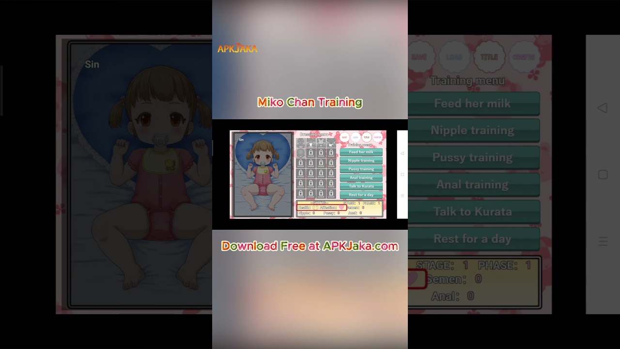 Miko Chan Training Mobile Game Play | Free Download APK for Android | APKJaka