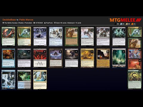 The Mythic Society VIII - Round 1 (Reanimator vs The Rock)