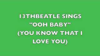 OOH BABY(YOU KNOW THAT I LOVE YOU)-GEORGE HARRISON COVER