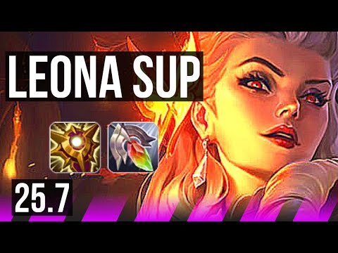 LEONA & Tristana vs ALISTAR & Varus (SUP) | KR Master | 25.7