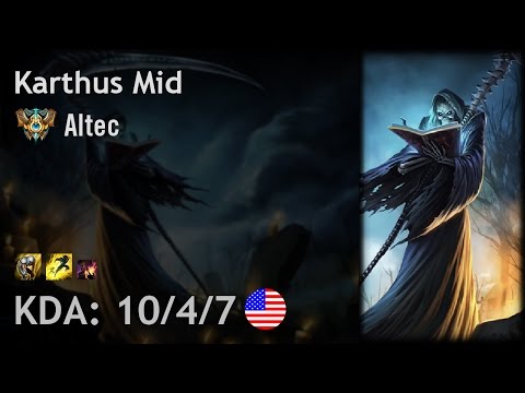 Karthus Mid vs Yasuo - Altec - NA Challenger Patch 6.21