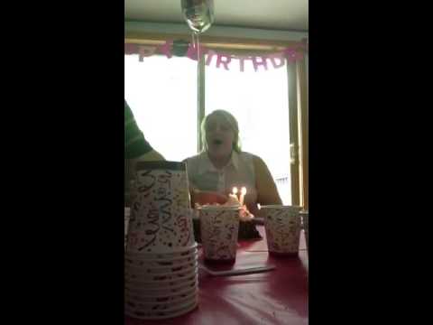 Gemma really likes her birthday cake..