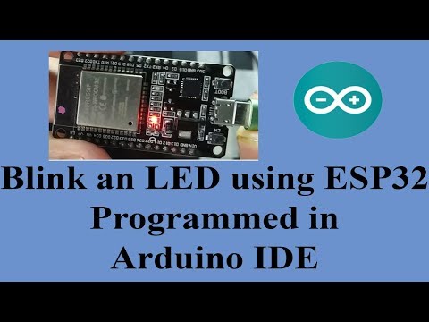 Blink an LED using ESP32 Programming in Arduino IDE | ESP32 | Earthbondhon