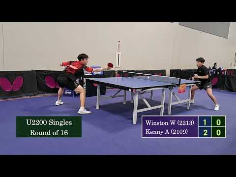 Winston Wu (2213) vs Kenny Au (2109) at U.S. Open in Ontario, CA on 12-16-2023