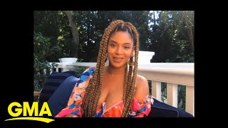 Beyoncé shares exclusive special message ahead of 'Black is King' debut l GMA video