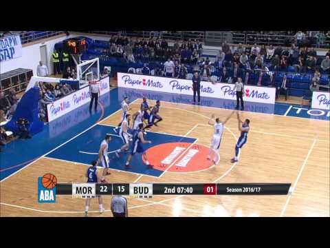 NICE ONE! What a shot made by Mugoša! (Mornar - Budućnost VOLI, 22.1.2017)