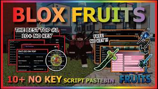 Download lagu BLOX FRUITS Script Pastebin 2026 AUTO FARM, SEA EVENT, MASTERY, SPAWN FRUIT, AUTO RAID (10  NO KEY) mp3