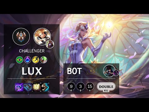 Lux Bot vs Caitlyn - BR Challenger Patch 10.16