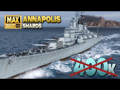 Kreuzer Annapolis: Riesiges Spiel auf der Karte Shards – World of Warships