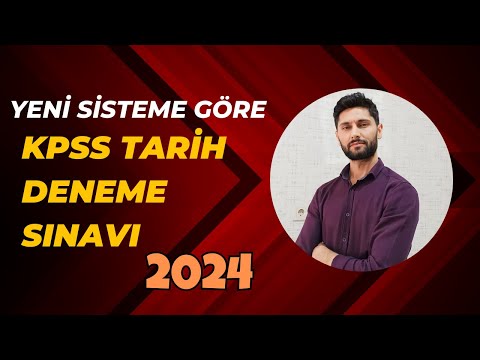Yeni Sisteme Göre Hazırlanmış 27 Soruluk KPSS Tarih Deneme Sınavı | KPSS 2024 - Lisans-Önlisans